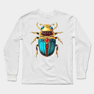 Ancient Egypt Beetle #5 Long Sleeve T-Shirt